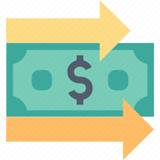Dollar, arrow, direction, finance, growth, money, movement icon - Download on Iconfinder