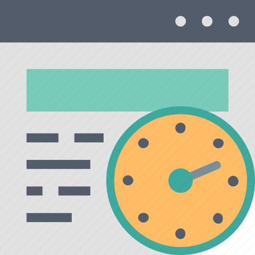 Timer, browser, clock, internet, time, website icon - Download on Iconfinder