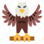 eagle, hawk, bird, animal, kingdom, falcon 