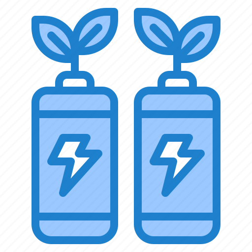 Battery, power, energy, green, plant icon - Download on Iconfinder