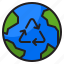 earth, world, global, globe, recycle 