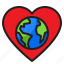 heart, earth, world, global, love 