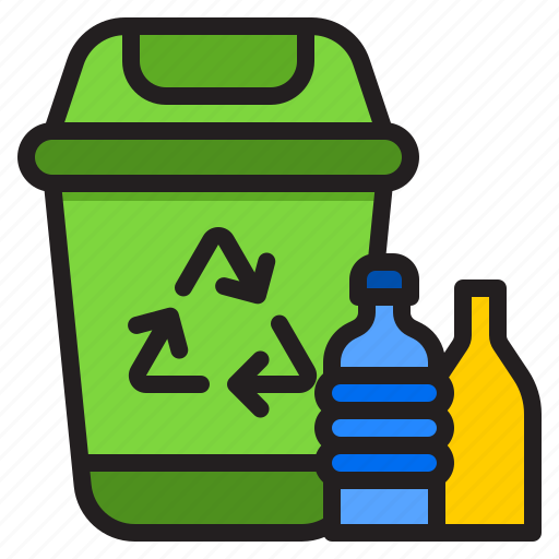 Recycle, bin, plastic, trash, bottle icon - Download on Iconfinder