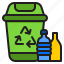 recycle, bin, plastic, trash, bottle 