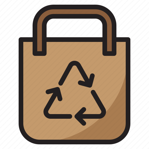 Recycle, ecology, bag, reuse, paper icon - Download on Iconfinder