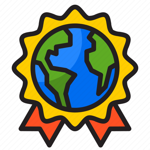 Reward, award, earth, world, prize icon - Download on Iconfinder