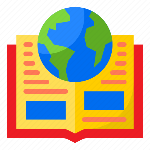 Book, earth, world, global, planet icon - Download on Iconfinder