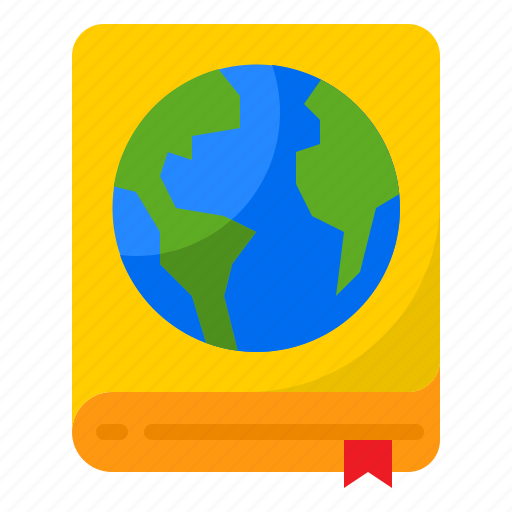 Book, earthday, earth, world, map icon - Download on Iconfinder
