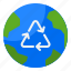earth, world, global, globe, recycle 