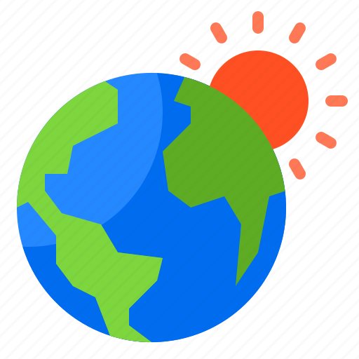 Earth, world, global, sun, planet icon - Download on Iconfinder