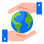 earthday, earth, world, safe, hand 