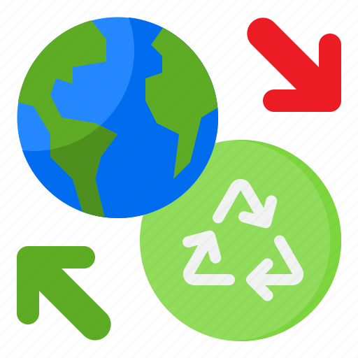 Earthday, transfer, earth, world, recycle icon - Download on Iconfinder