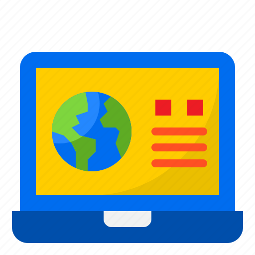 Laptop, earthday, earth, world, computer icon - Download on Iconfinder