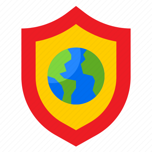 Protection, sheild, earth, world, safe icon - Download on Iconfinder