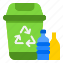 recycle, bin, plastic, trash, bottle