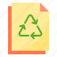 recycle, paper, file, data, reuse 