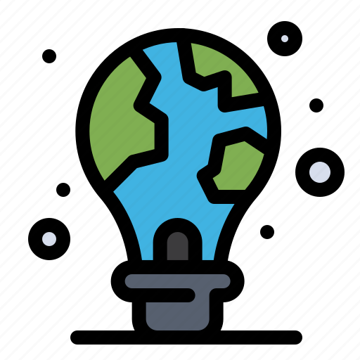 Bulb, earth, green, light, protection icon - Download on Iconfinder