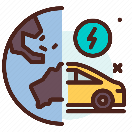 Electric, car, nature, earth, ecology icon - Download on Iconfinder