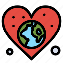 day, earth, globe, love, world