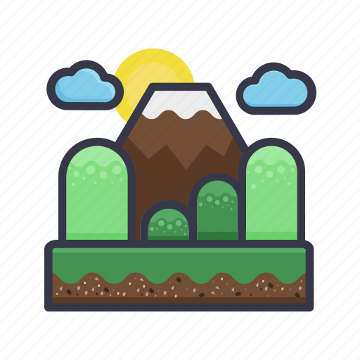 Mountain, nature, green, landscape, ecology, environment icon - Download on Iconfinder
