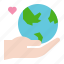 earth day, ecology, environmental protection, globe, green, hand, world 