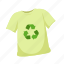 recycle, shirt, clothing, garbage, bin, green, ecology, nature 