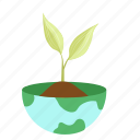 earth, leaf, green, globe, world, international, environment, planet