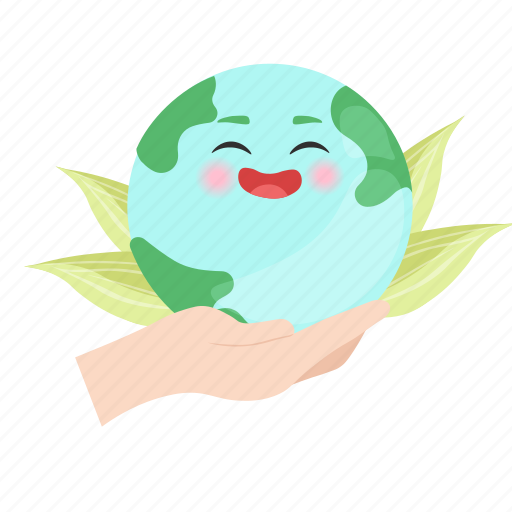 Earth, happy, holding, globe, world, international, environment icon - Download on Iconfinder