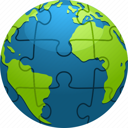 Earth, ecology, environment, globe, planet, puzzle icon - Download on Iconfinder