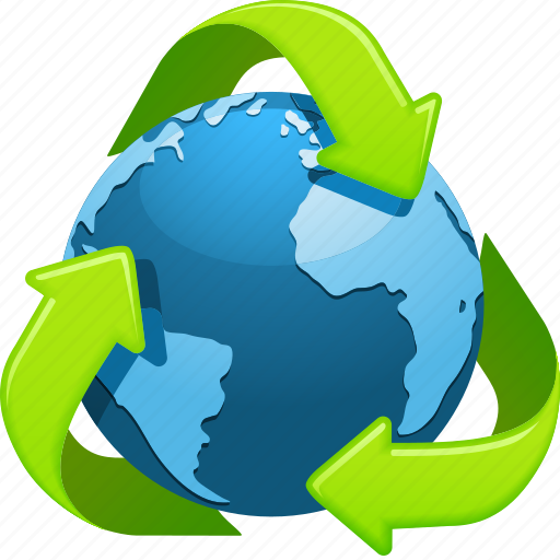 Earth, ecology, environment, globe, planet, recycle, recycling icon - Download on Iconfinder