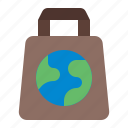 bag, tote bag, ecology and environment, environment, ecology, world, earth hour, globe