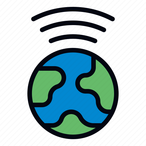 Earth hour, signal, lights off, ecology and environment, sustainability, earth grid, world grid icon - Download on Iconfinder