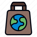 bag, tote bag, ecology and environment, environment, ecology, green, eco, world, earth hour, globe