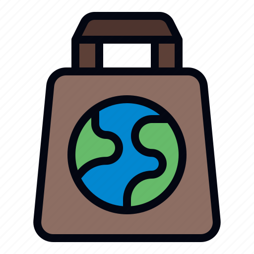 Bag, tote bag, ecology and environment, environment, ecology, green, eco icon - Download on Iconfinder