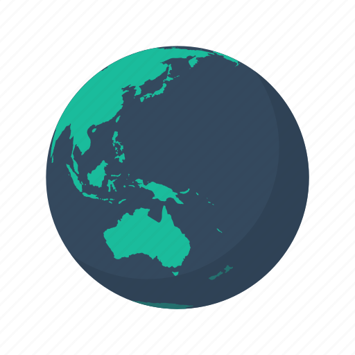 Australia, earth, globe, island, pacific, planet, sea icon - Download on Iconfinder