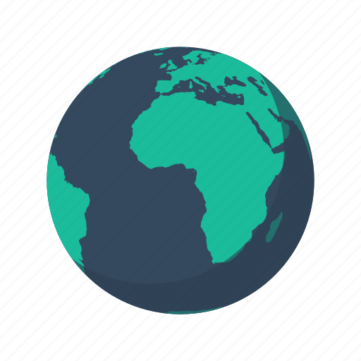 Africa, atlantic, earth, europe, globe, mainland, planet icon - Download on Iconfinder