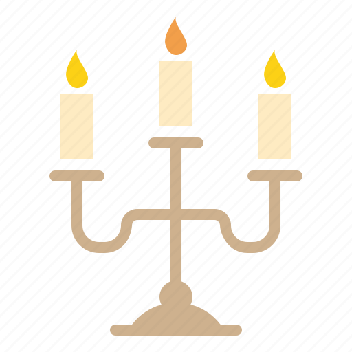 Candelabra, candle, christmas, easter, light, church, dinner icon - Download on Iconfinder