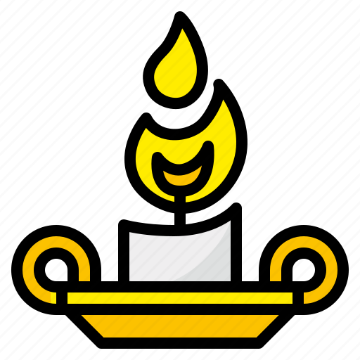 Candle, candlelight, decoration, paraffin, praying icon - Download on Iconfinder