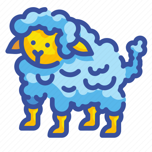 Animal, ewe, goat, lamb, mammal, sheep, wool icon - Download on Iconfinder