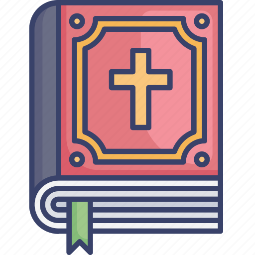 Bible, book, bookmark, religion, religious, spiritual icon - Download on Iconfinder