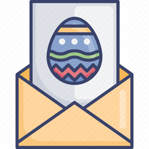Easter, egg, envelope, invitation, mail, message icon - Download on Iconfinder