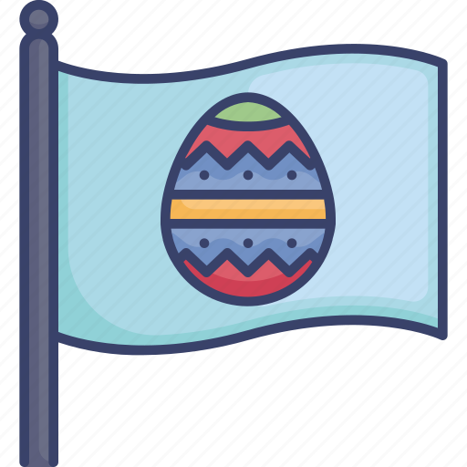 Decor, easter, egg, flag, holiday, occasion icon - Download on Iconfinder