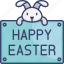 animal, bunny, easter, happy, occasion, rabbit 