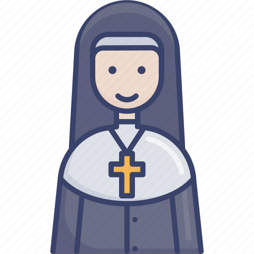 Nun, religion, religious, spiritual, woman, worship icon - Download on Iconfinder