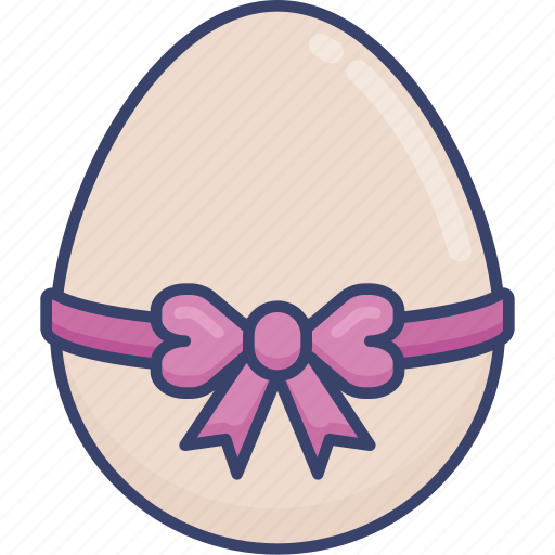 Easter, egg, gift, holiday, present, ribbon icon - Download on Iconfinder
