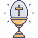 cross, easter, egg, religion, religious, worship