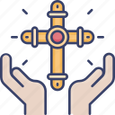 cross, gesture, hand, religion, religious, spiritual, worship