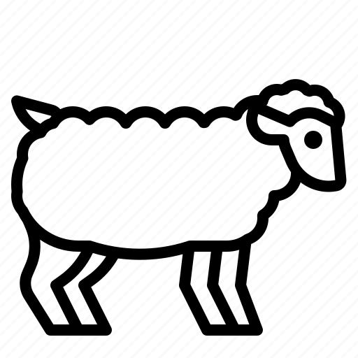 Sheep, lamb, meat, wool, animal icon - Download on Iconfinder