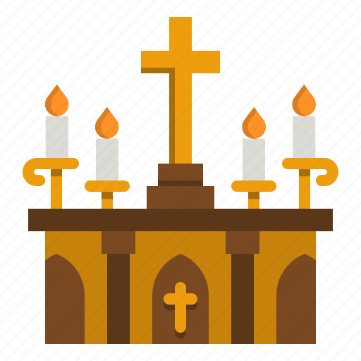 Altar, cross, church, religion, culture icon - Download on Iconfinder
