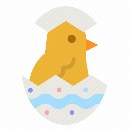 Chick, chicken, easter, bird, egg icon - Download on Iconfinder